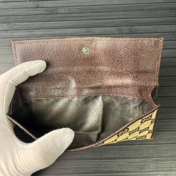 Gucci GG Canvas Long wallet (with coin pocket) Authentic|Used - Picture 4 of 4